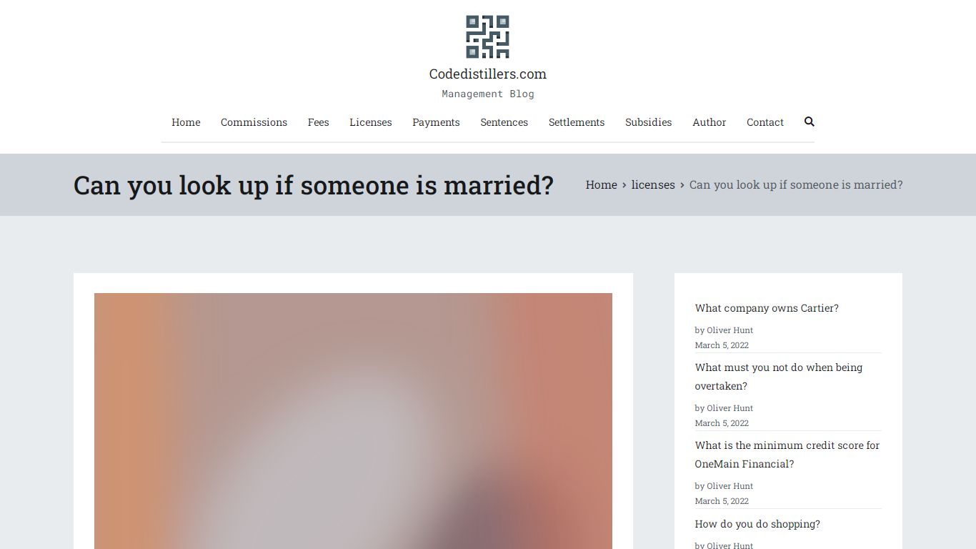 Can you look up if someone is married? | Update July 2022